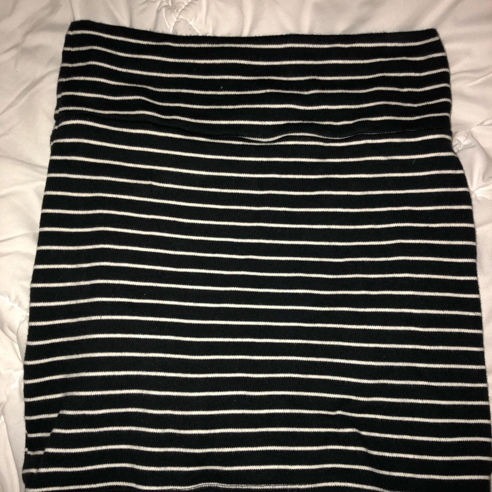 Striped Pencil Skirt